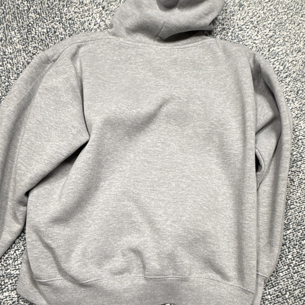 NYPD Men's Gray Pullover Hoodie Fleece Graphic Logo Pockets Drawstring M - Picture 7 of 13